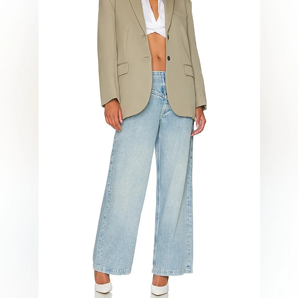 Free People Super Sweeper Wide Leg Flood Jeans - Picture 3 of 6